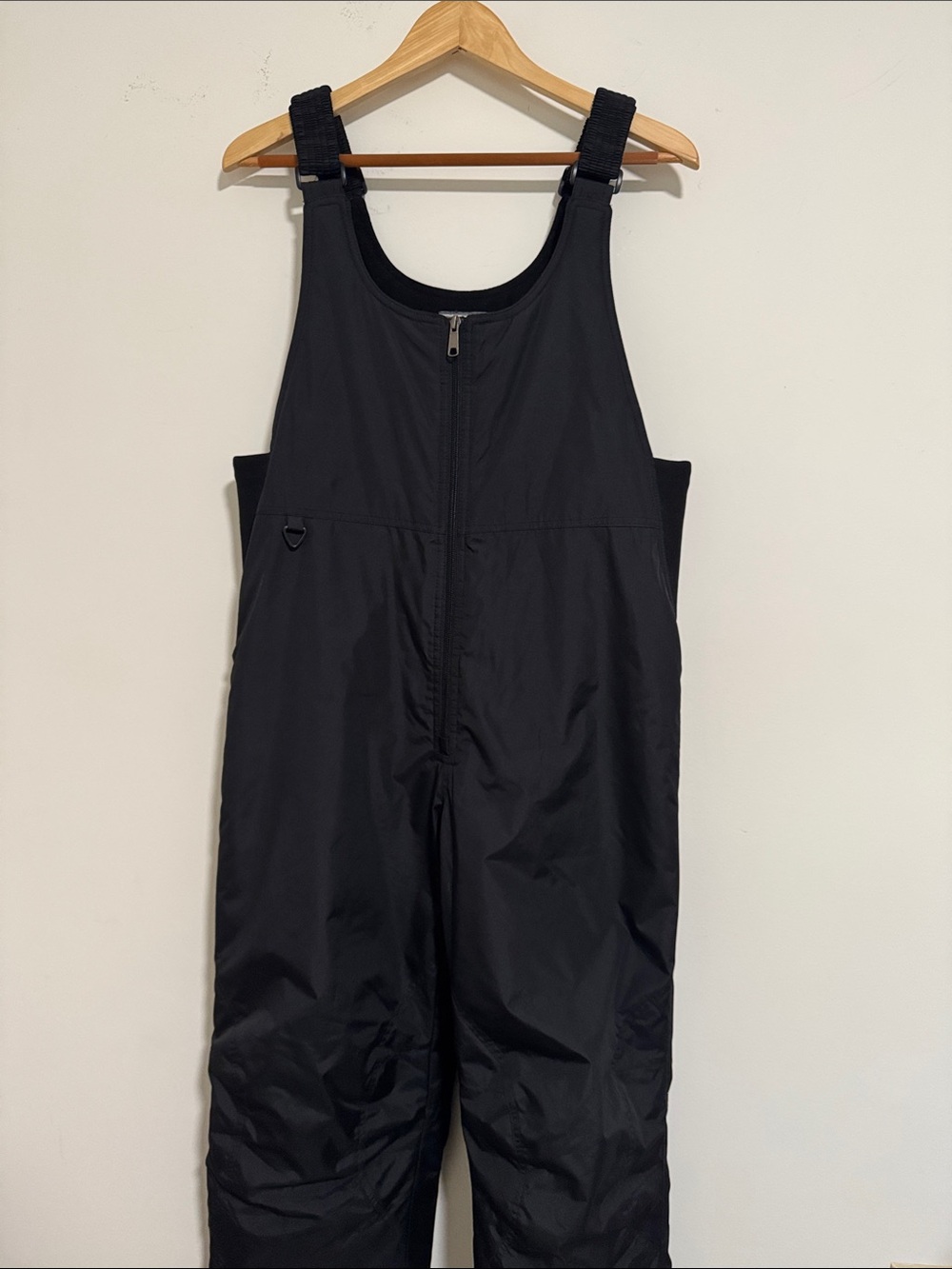 White Sierra Black Kids Snow Bib Overalls